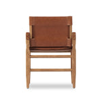 Lenz Dining Armchair Sonoma Chestnut Back View 232983-011