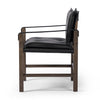 Four Hands Lenz Dining Armchair Carson Black Side View