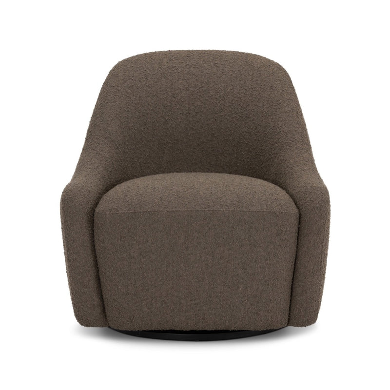 Levi Swivel Chair Knoll Clay Front Facing View 231505-003