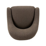 Levi Swivel Chair Knoll Clay Top View 231505-003