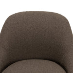 Levi Swivel Chair Knoll Clay Performance Fabric Seating Four Hands