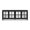 Lexington Media Console Black Front Facing View 228487-001