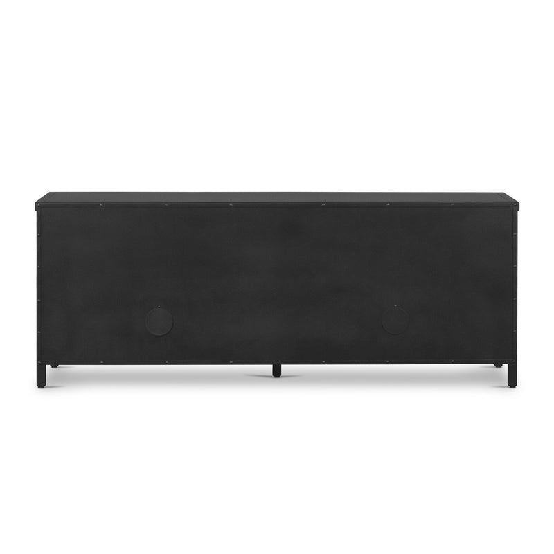 Lexington Media Console Black Back View Four Hands