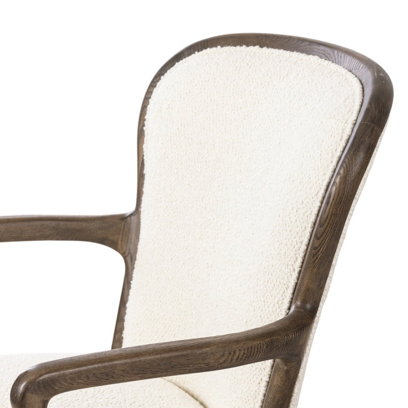 Lilo Desk Chair Durham Cream Angled Backrest 239462-002