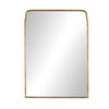 Loire Grand Floor Mirror Antiqued Gold Leaf Front View 234804-001