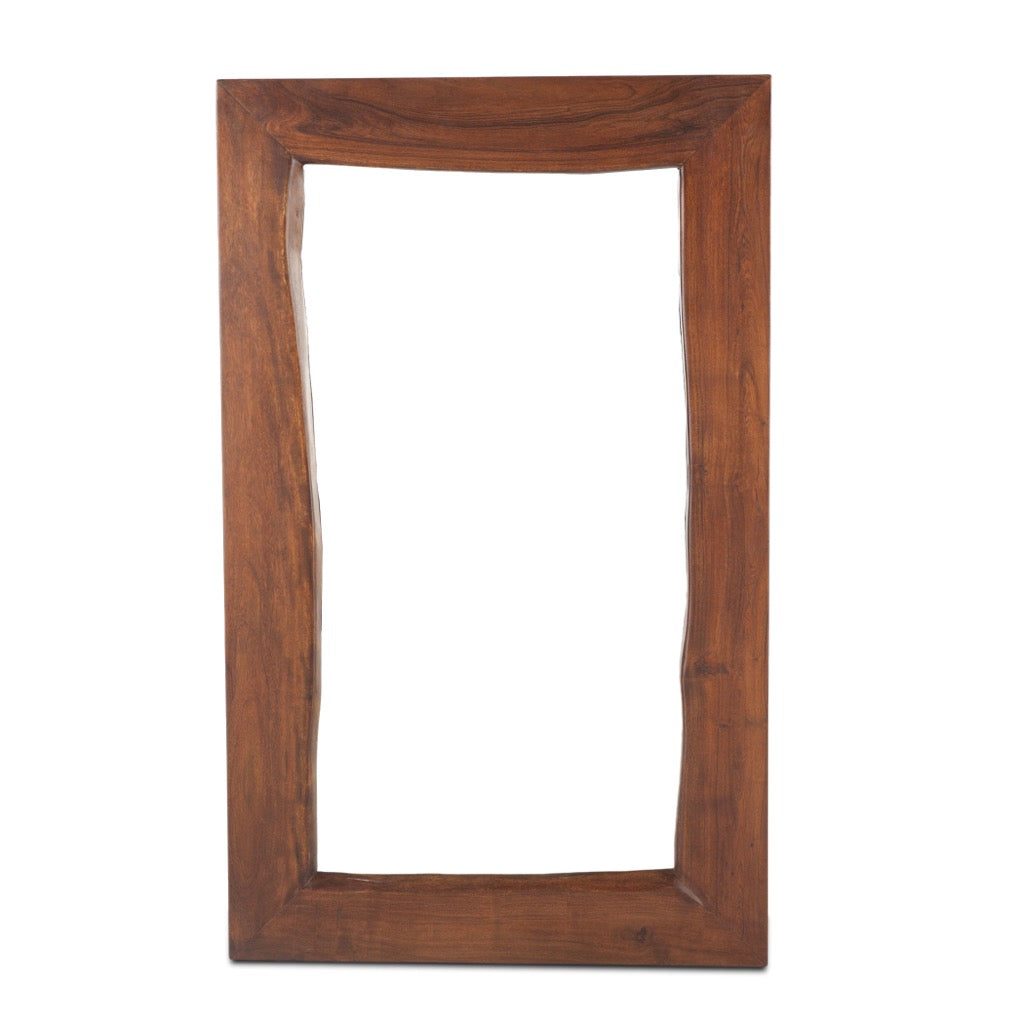 London Loft Mirror Walnut Front Facing View FLL-MR58WN