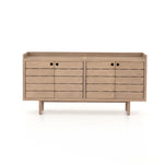 Lula Outdoor Sideboard Washed Brown-FSC Front Facing View JSOL-060