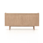 Lula Outdoor Sideboard Washed Brown-FSC Back View Four Hands