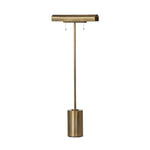 Luther Floor Lamp Aged Brass Iron Angled View 241978-001