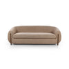 Lyla Sofa Sheepskin Camel Front View 226555-012