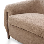 Lyla Sofa Sheepskin Camel Low Angled View 226555-012