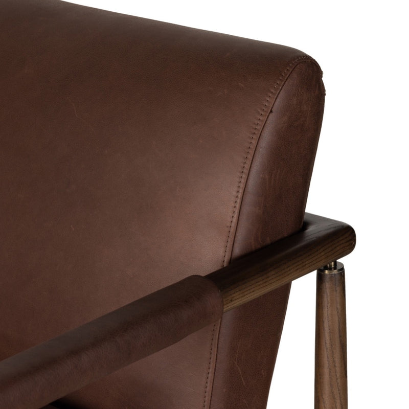 Markia Chair Brickhouse Dark Brown Armrest 230991-001