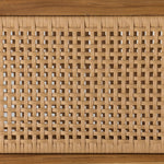 Four Hands Merit Outdoor Dining Chair Rattan Woven Panel Detail