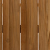 Four Hands Merit Outdoor Dining Table Natural Teak-FSC Slats on Tabletop