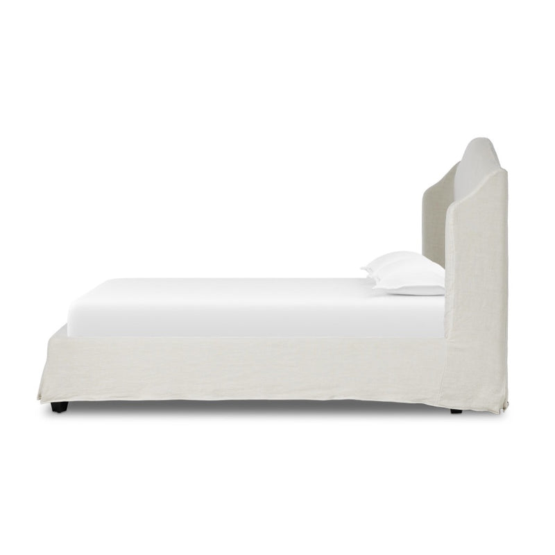 Meryl Slipcover Bed - Broadway Mist