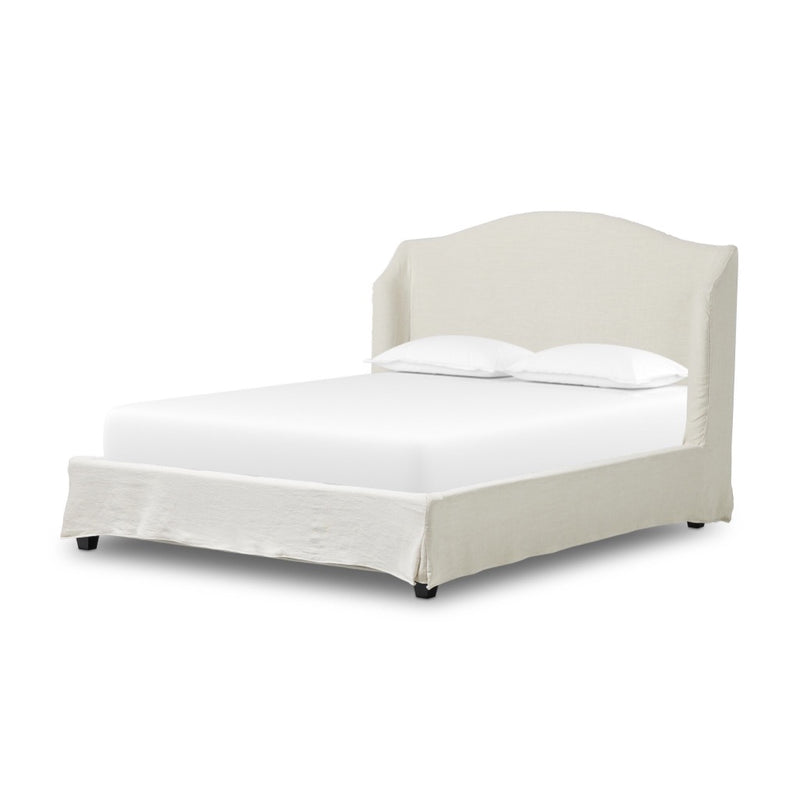 Meryl Slipcover Bed - Broadway Mist