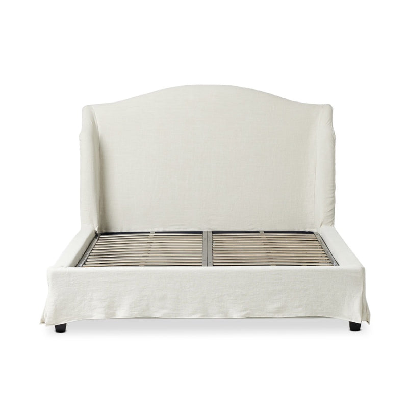 Meryl Slipcover Bed - Broadway Mist