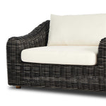 Messina Outdoor Chair Chunky Charcoal Woven Angled View 233663-003