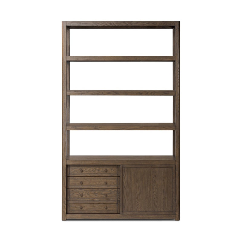 Miko Bookcase Fawn Oak Front Facing View 243344-001