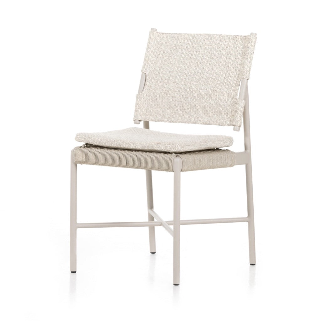 Miller Outdoor Dining Chair Faye Sand Angled View 226842-001