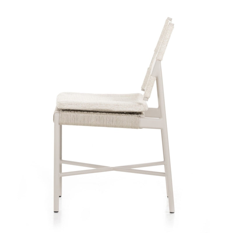 Miller Outdoor Dining Chair Faye Sand Side View 226842-001