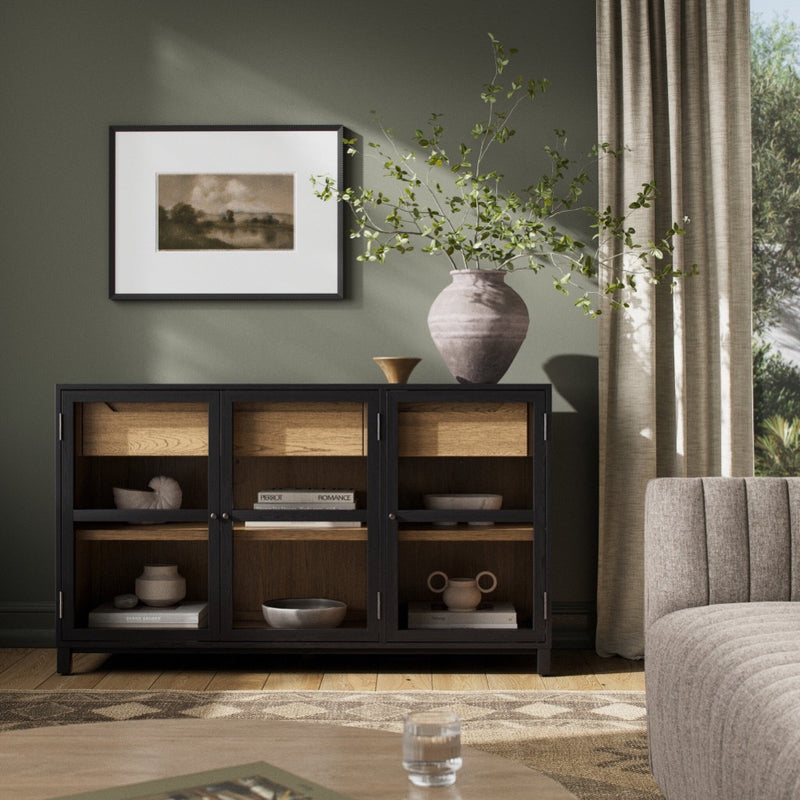 Millie Sideboard Drifted Oak Solid Four Hands