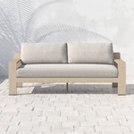 Monterey Outdoor Sofa Washed Brown/Stone Grey Staged View JSOL-09202K-561