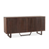 Home Trends & Design Mountain Lodge Sideboard Premium Dark Walnut Angled View