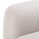 Four Hands Nara Swivel Chair Gibson Wheat Rolled Armrest