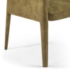 Nico Dining Armchair Dark Green Velvet Legs Co.House Designs