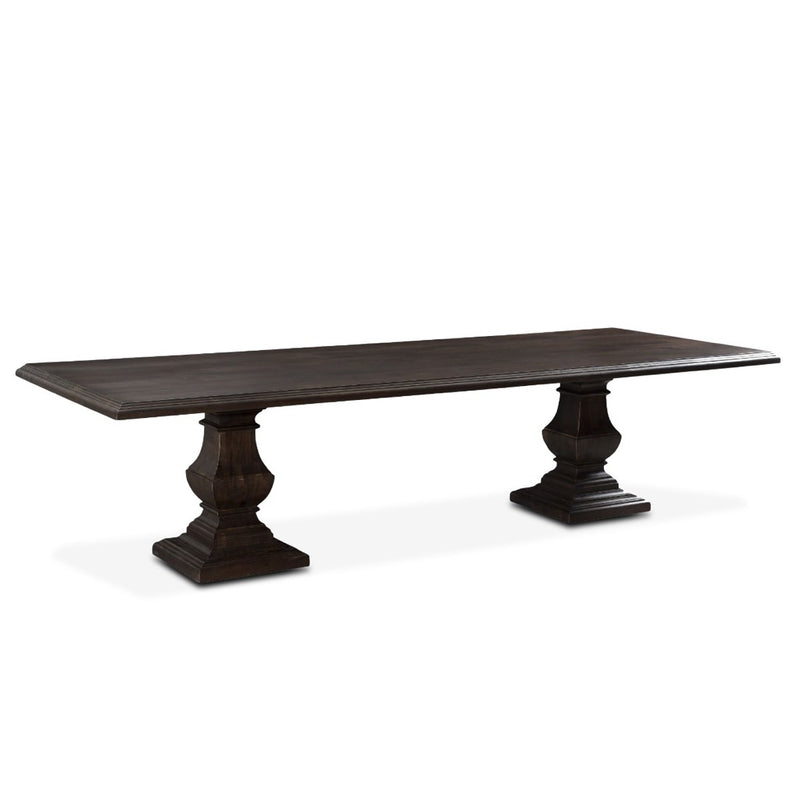 Home Trends & Design Nimes Dining Table Vintage Java Angled View