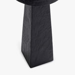 Obelisk Drink Table Black Textured Base CH-1001699-VN12-FN-LV-ST-BK-OS