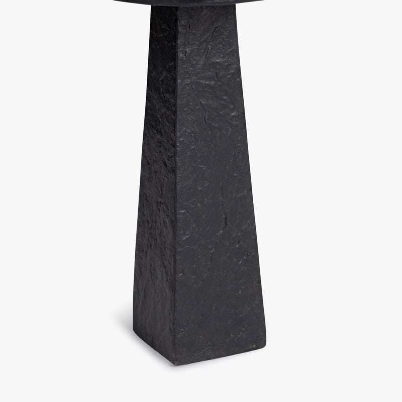 Co.House Designs Obelisk Drink Table Black Textured Base