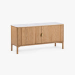 Olive Reeded Sideboard Natural Angled View CH-1001656-VN13-FN-ST-BF-NT-OS