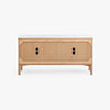 Olive Reeded Sideboard Natural Back View Co.House Designs