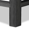 Oman Coffee Table Rustic Black Veneer Legs 243907-001