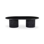 Oranda Coffee Table Black Marble Front Facing View 233876-002