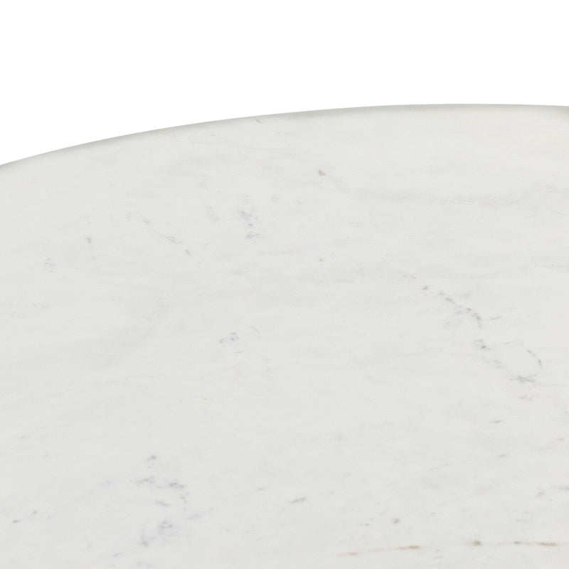 Oranda Dining Table - Polished White Marble