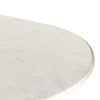 Oranda Dining Table - Polished White Marble