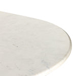 Oranda Dining Table - Polished White Marble