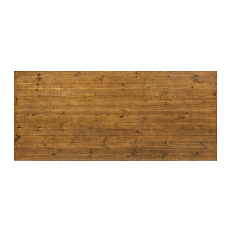 Otto Dining Table Waxed Pine Top View 100391-003