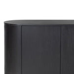 Paden Sideboard Aged Black Acacia Panel Doors 235536-003