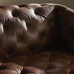 Four Hands Paul Sofa Raleigh Cigar Tufted Staged View