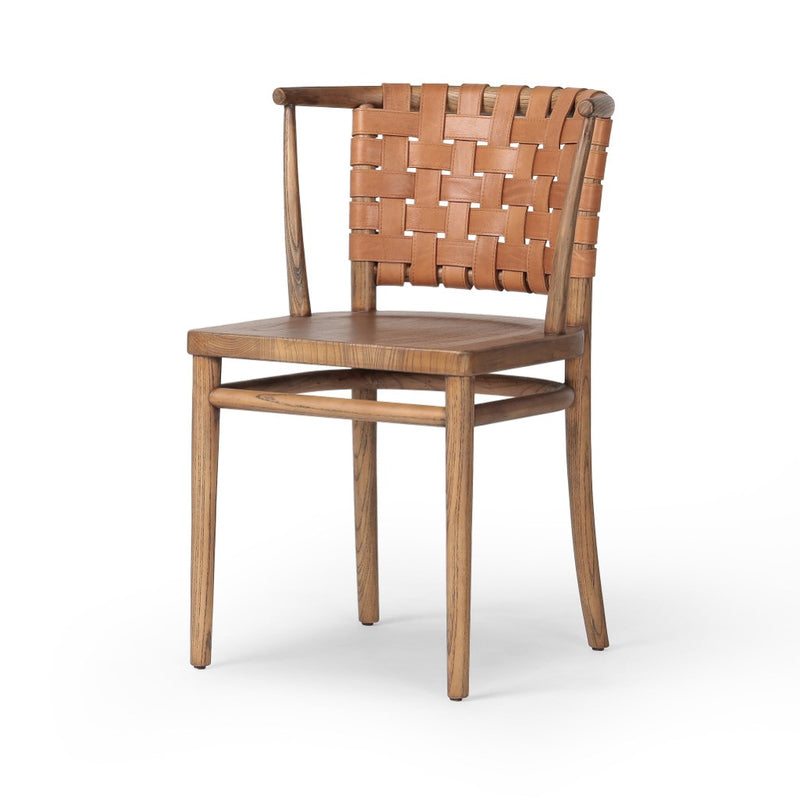 Penelope Dining Chair Haven Tobacco Angled View 245607-001