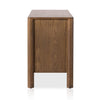 Pollard Media Console Tan Oak Veneer Side View Four Hands