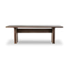 Railay Outdoor Dining Table Stained Toasted Brown-FSC Side View 240965-001