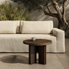 Railay Outdoor End Table Stained Toasted Brown-FSC Staged View Four Hands