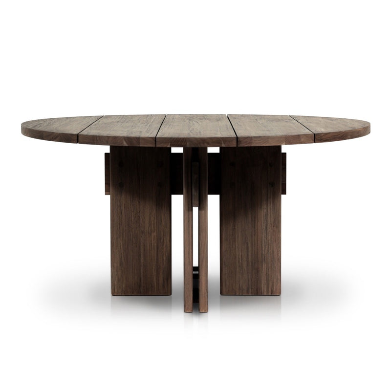 Railay Round Outdoor Dining Table Side View 240324-001