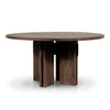 Railay Round Outdoor Dining Table Angled View 240324-001