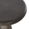 Ravine Concrete Accent Tables Dark Grey Rounded Edge Four Hands